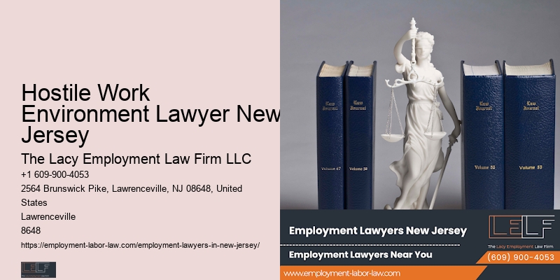 Hostile Work Environment Lawyer New Jersey