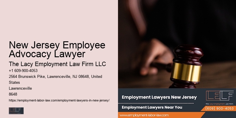New Jersey Employee Advocacy Lawyer Employment Law Firm