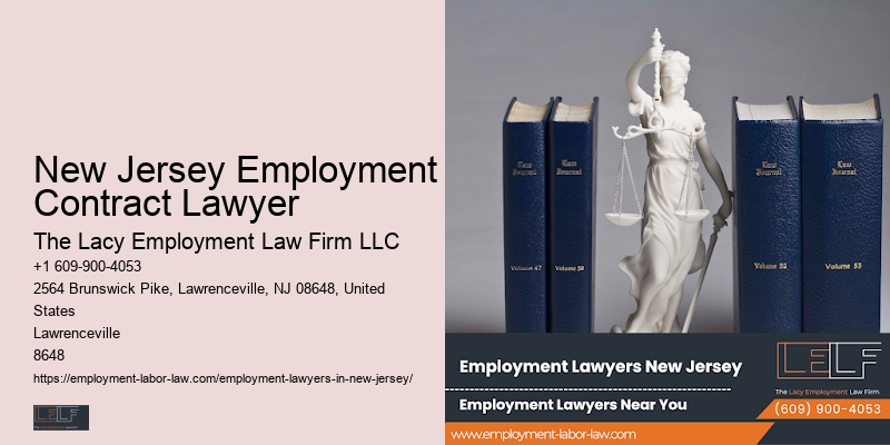 Top Employment Law Firms New Jersey Employment Contract Lawyer
