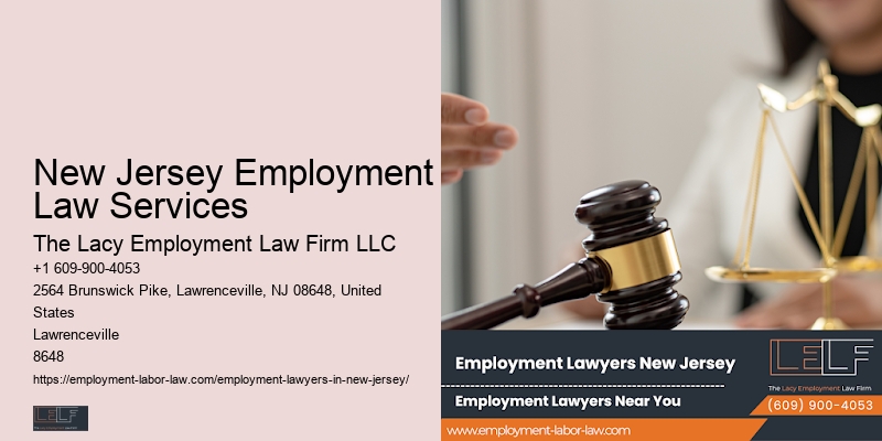 New Jersey Employment Law Services Workplace Legal Advisor