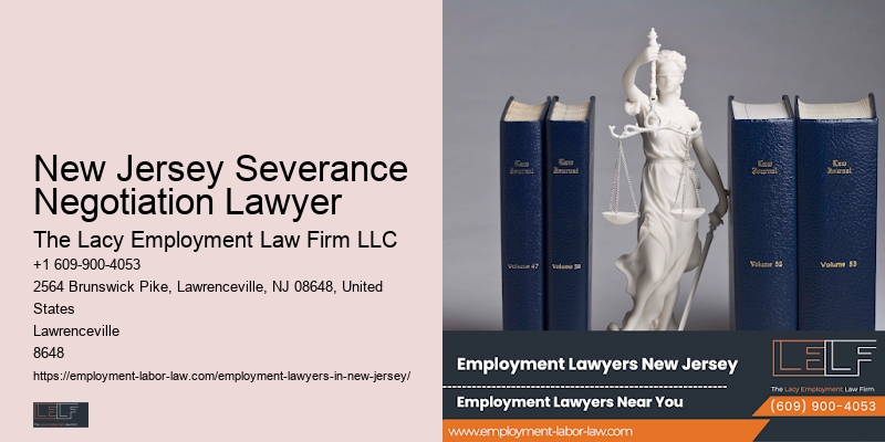 New Jersey Severance Negotiation Lawyer Workplace Conflict Attorney