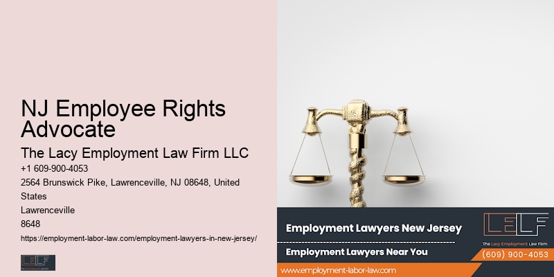 NJ Employee Rights Advocate Employment Contract Attorney Near Me