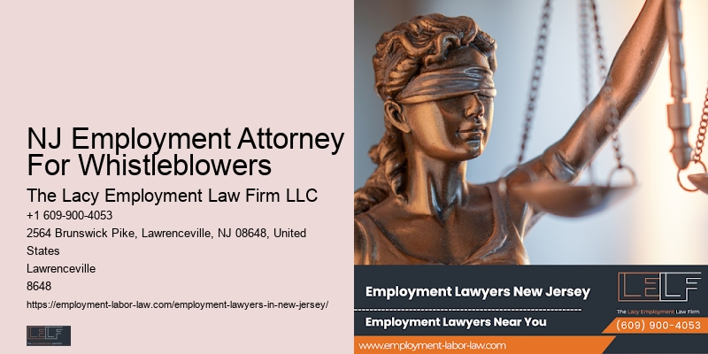 NJ Employment Attorney For Whistleblowers Job Dispute Attorney