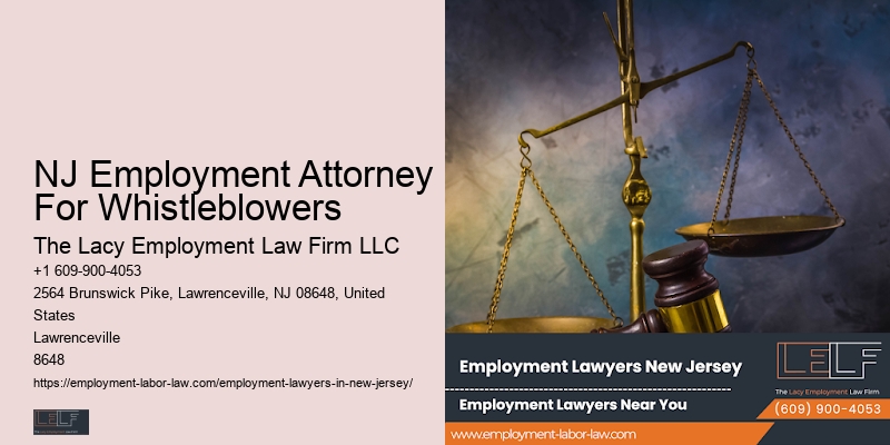 NJ Employment Attorney For Whistleblowers Fmla Lawyer