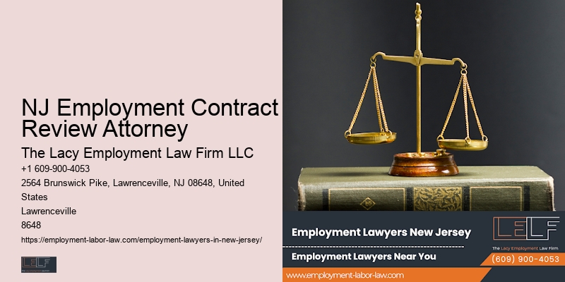 Employment Class Action Lawyer NJ Employment Contract Review Attorney