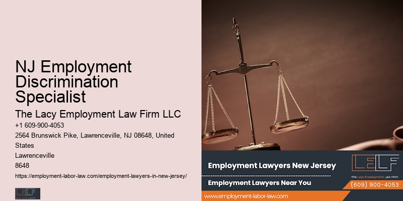 NJ Employment Discrimination Specialist Employment Rights Advisor