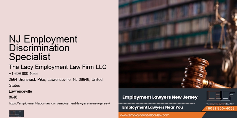 NJ Employment Discrimination Specialist Employee Defense Lawyer