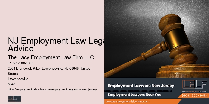 NJ Employment Law Legal Advice Employment Compliance Services