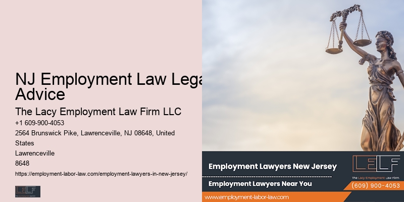 NJ Employment Law Legal Advice Employment Law Representation