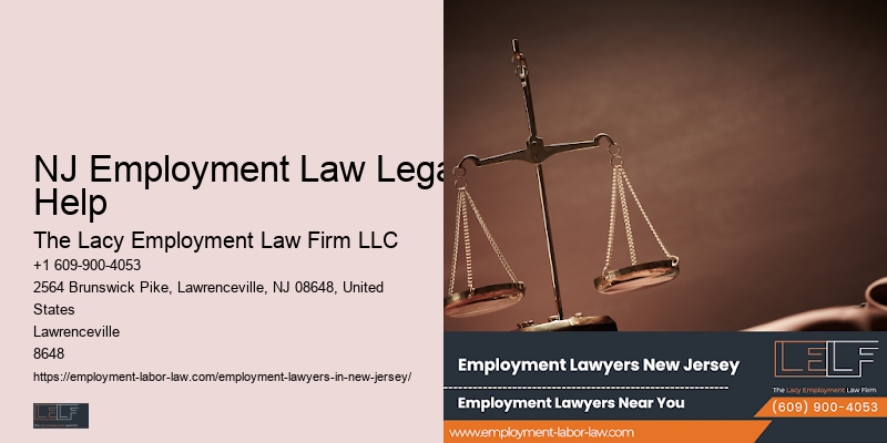 NJ Employment Law Legal Help Workplace Legal Services