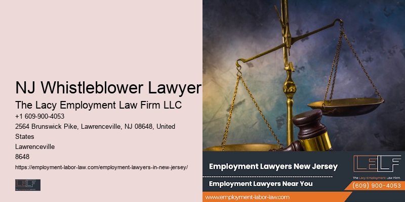NJ Whistleblower Lawyer Employment Law Mediator