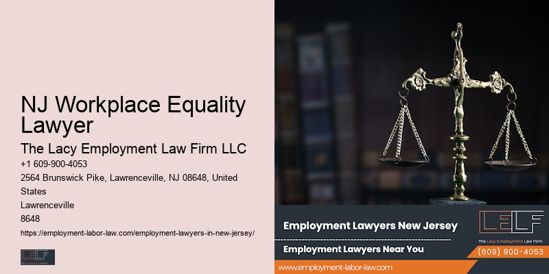 NJ Workplace Equality Lawyer Employment Contract Negotiation Lawyer