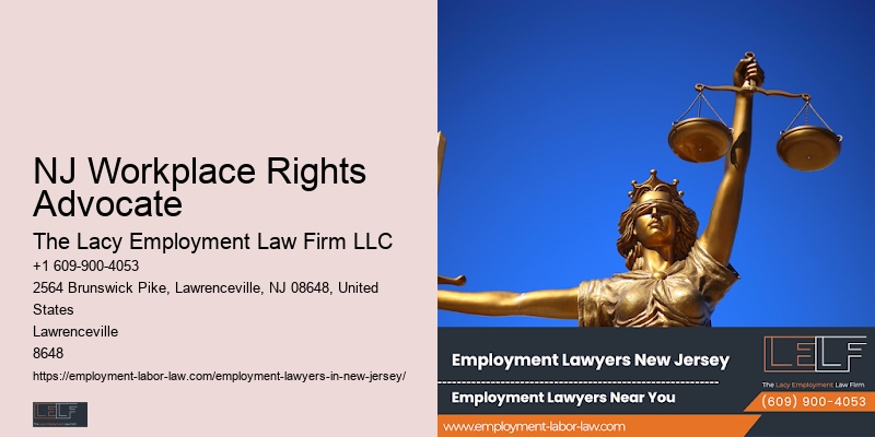 NJ Workplace Rights Advocate Employee Rights Lawyer