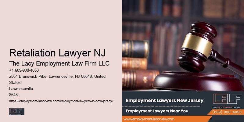 Retaliation Lawyer NJ Employment Contract Attorney Near Me