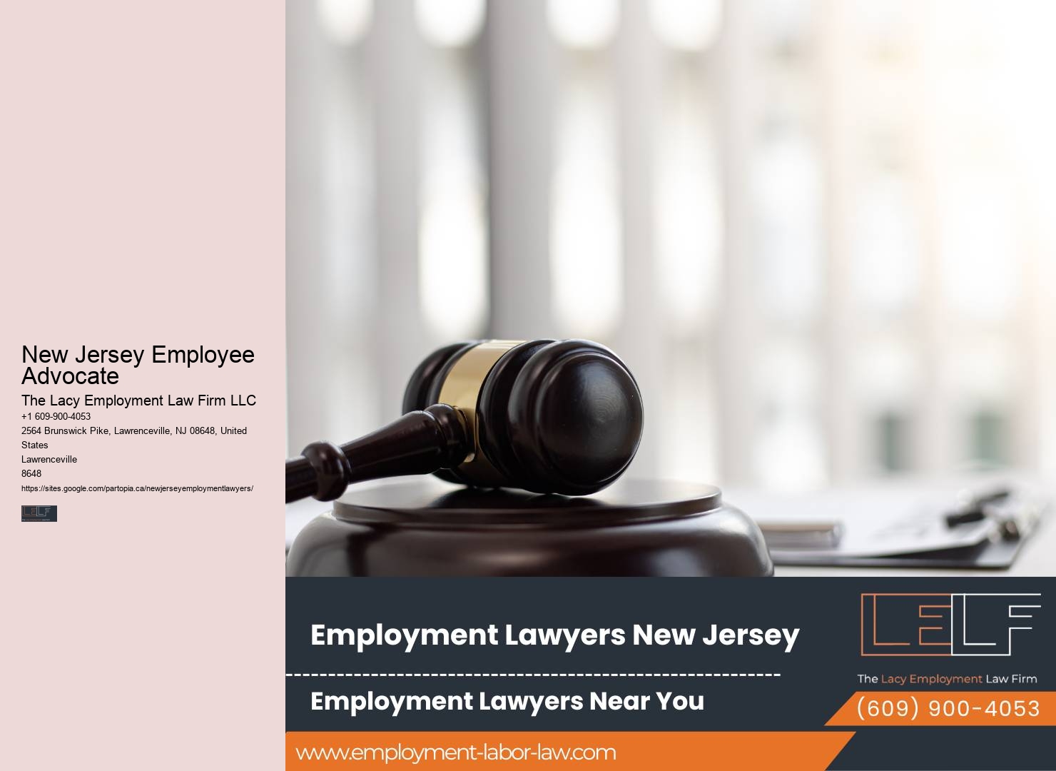 New Jersey Employee Advocate Employee Rights Lawyer