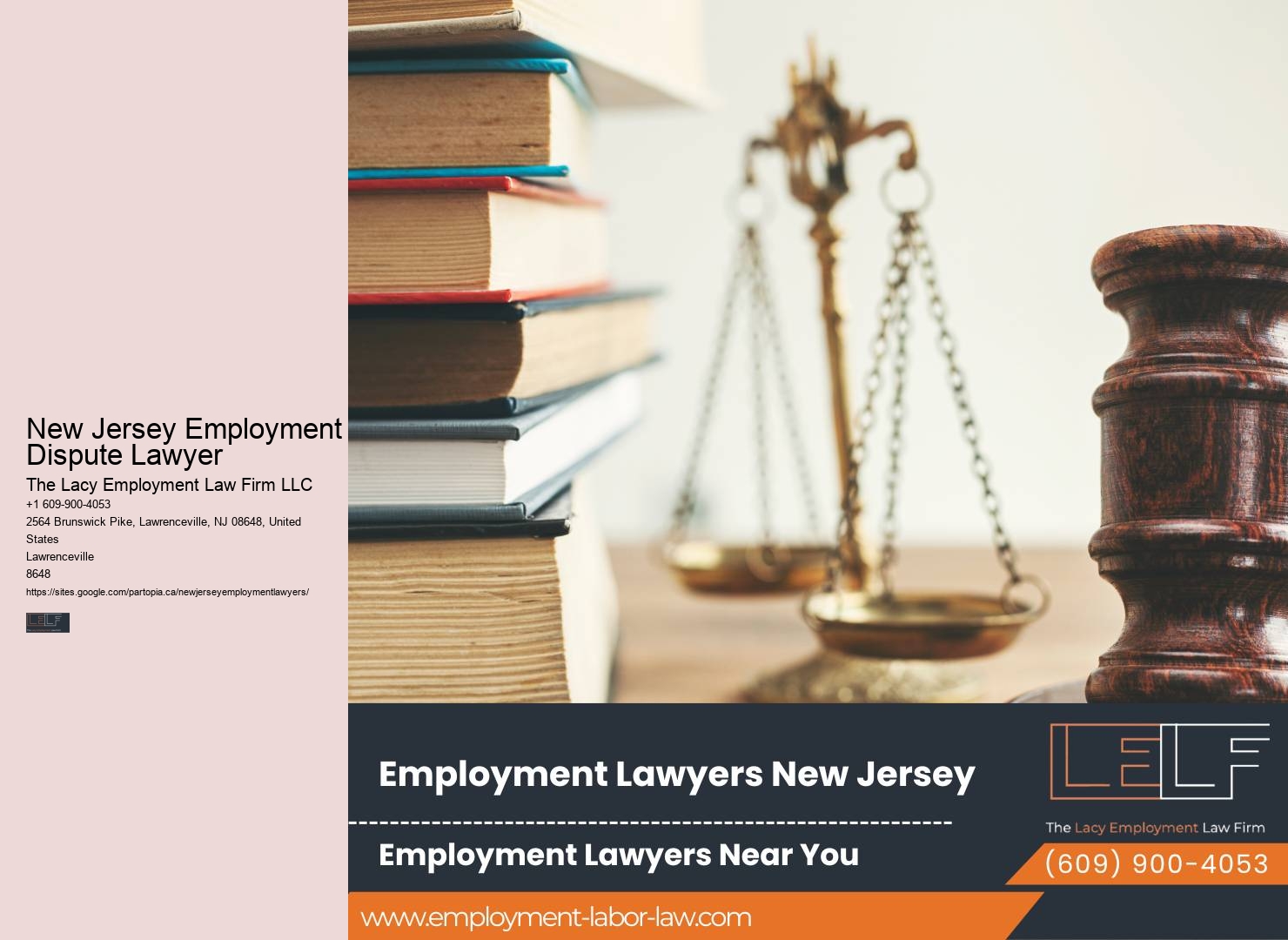New Jersey Employment Dispute Lawyer Employment Legal Representation