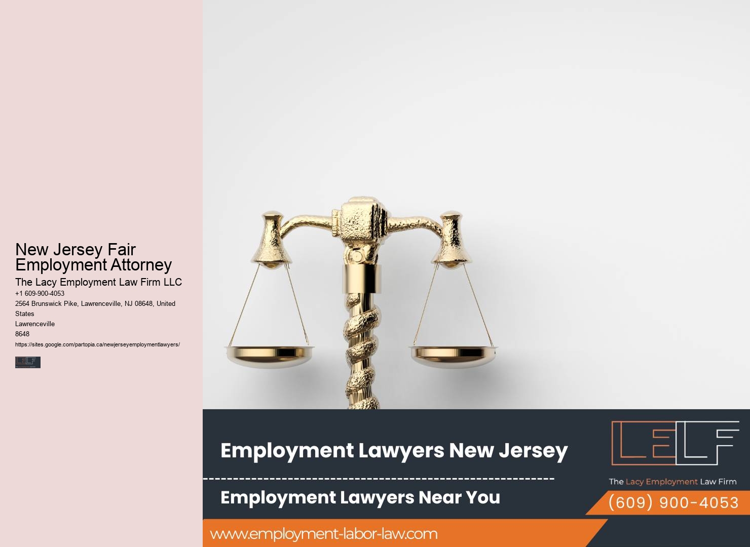 New Jersey Fair Employment Attorney Employment Defense