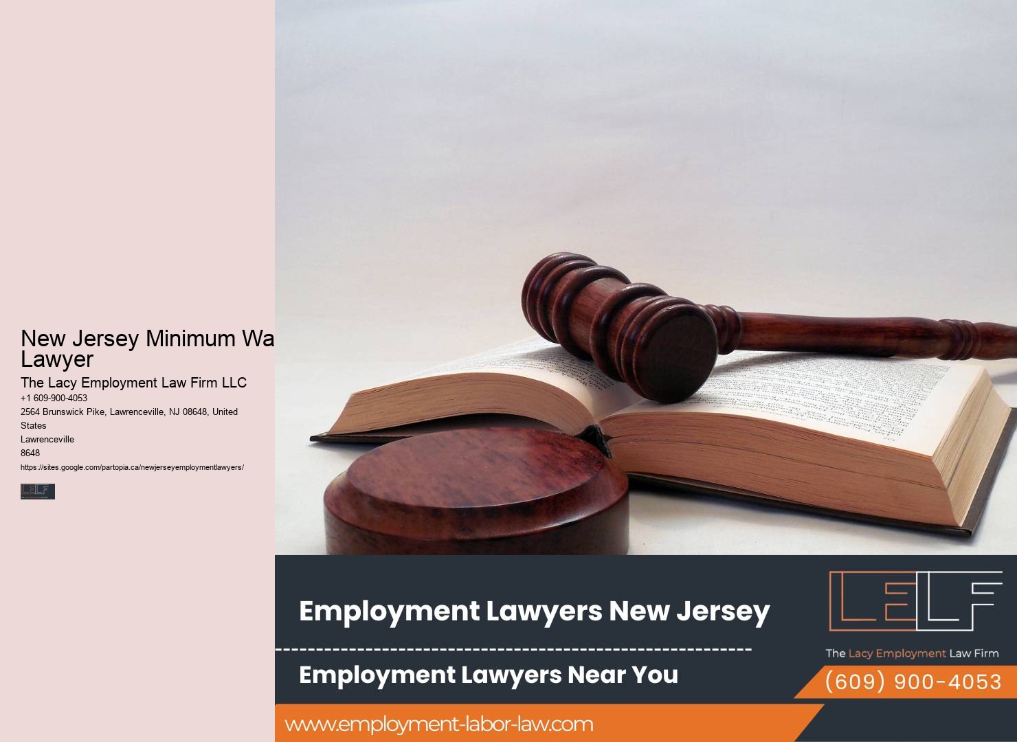 NJ Employment Rights Law Firm