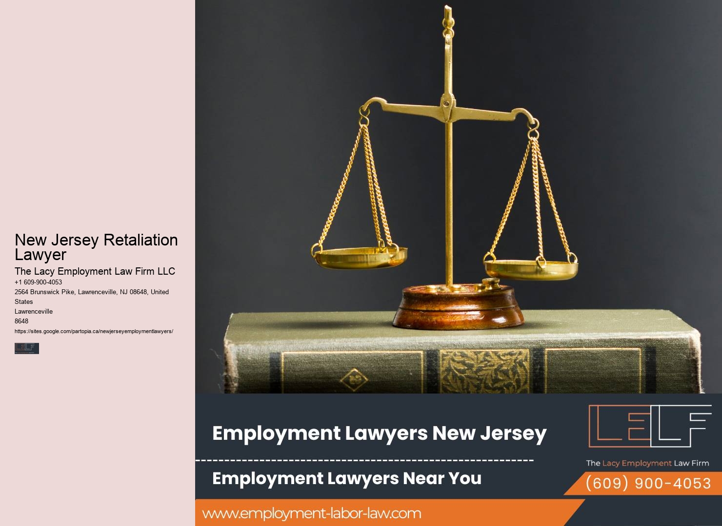 New Jersey Retaliation Lawyer Wage Dispute Attorney