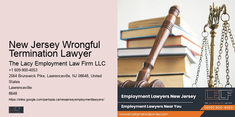 New Jersey Wrongful Termination Lawyer