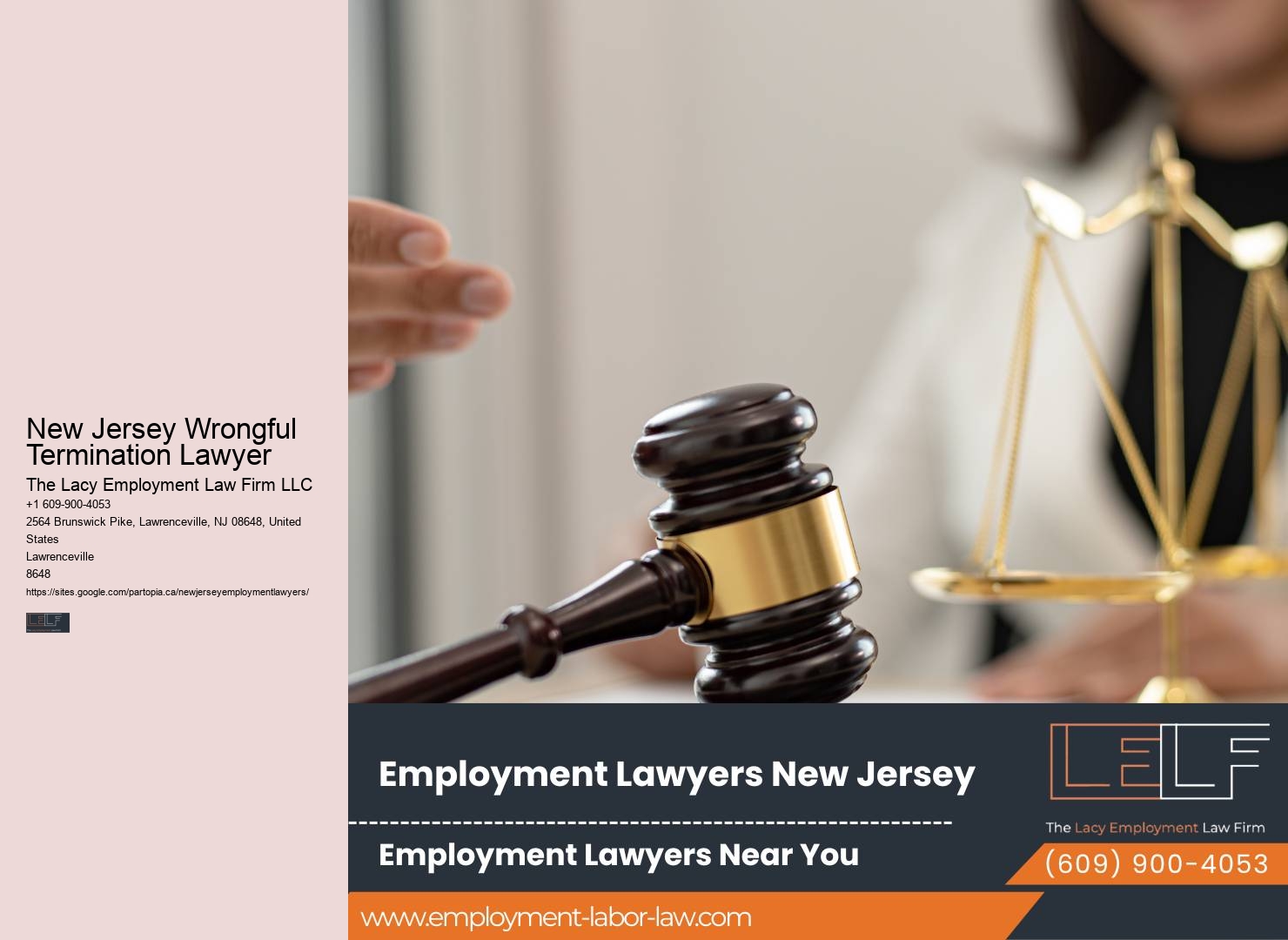 New Jersey Wrongful Termination Lawyer Workplace Rights Lawyer
