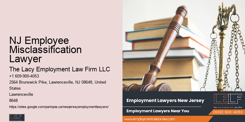 NJ Employee Misclassification Lawyer