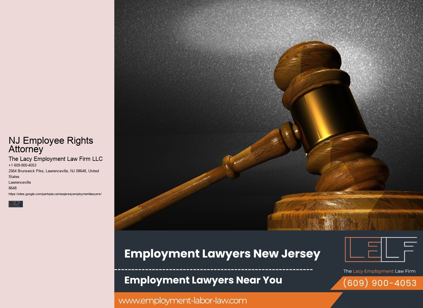 NJ Employee Rights Attorney Employment Legal Services