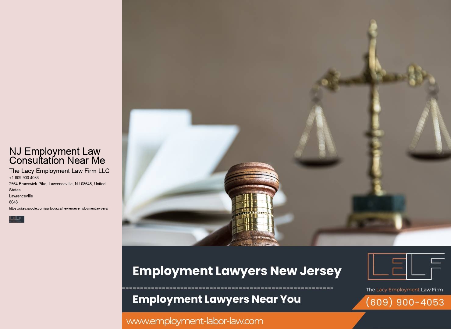 NJ Employee Legal Counsel Services