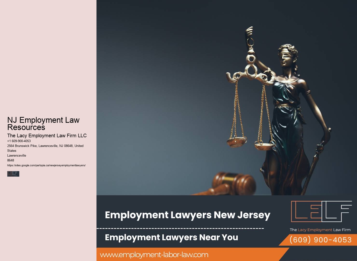NJ Employment Law Resources Workplace Discrimination Lawyer