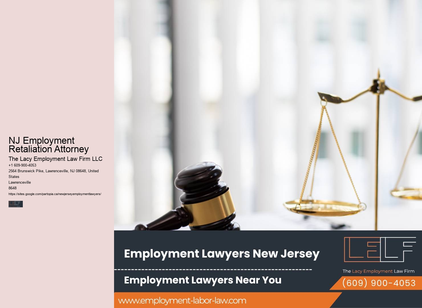 NJ Employment Retaliation Attorney Workplace Harassment Legal Counsel