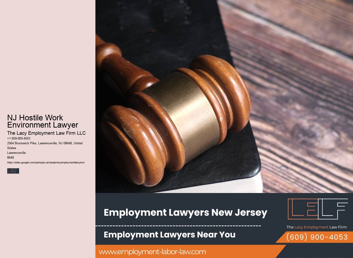 NJ Hostile Work Environment Lawyer Overtime Lawyer