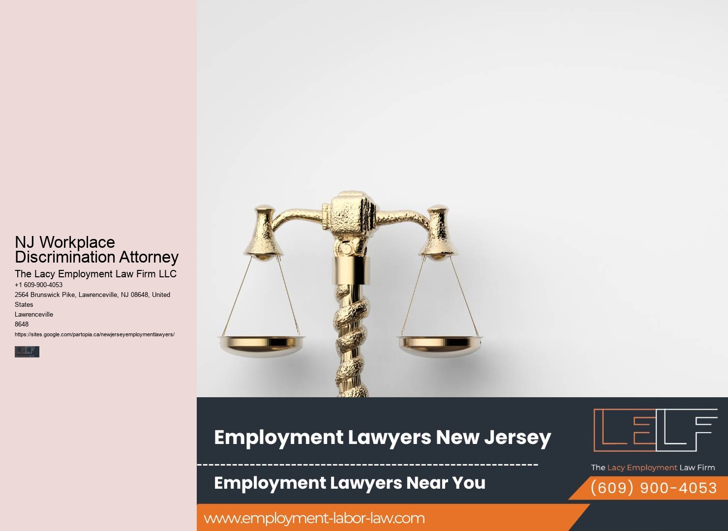 NJ Workplace Discrimination Attorney Employment Law Expert Near Me