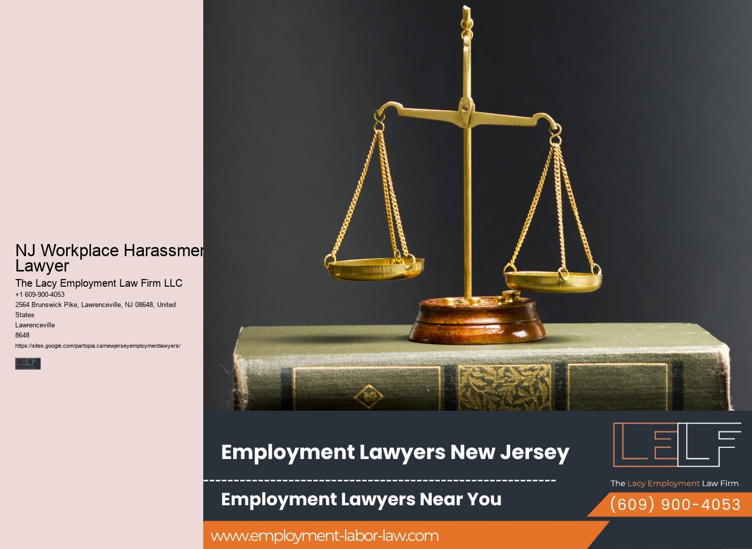 NJ Workplace Harassment Lawyer Employment Law Services Near Me