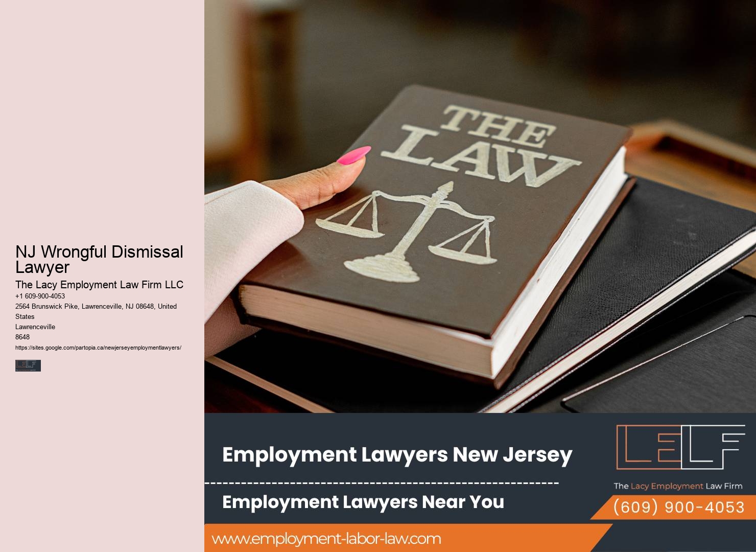NJ Job Termination Legal Services