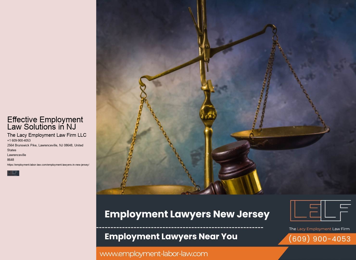 Experienced NJ Employment Law Attorneys