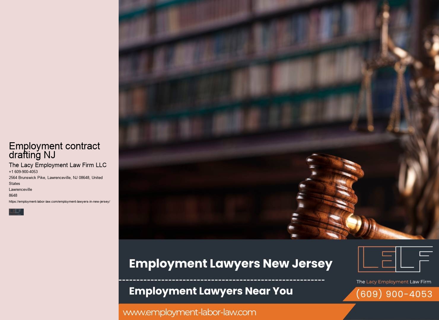 Trusted Employment Law Firm in NJ