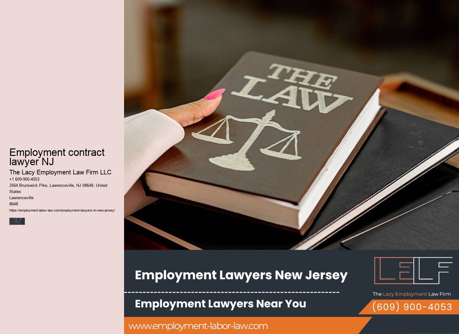 NJ Employment Lawyers for Employer Representation