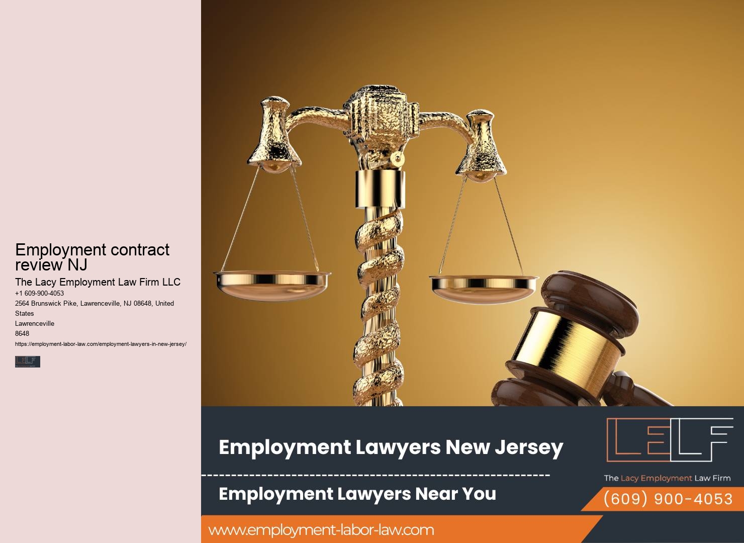 Effective Employment Law Advocacy in New Jersey