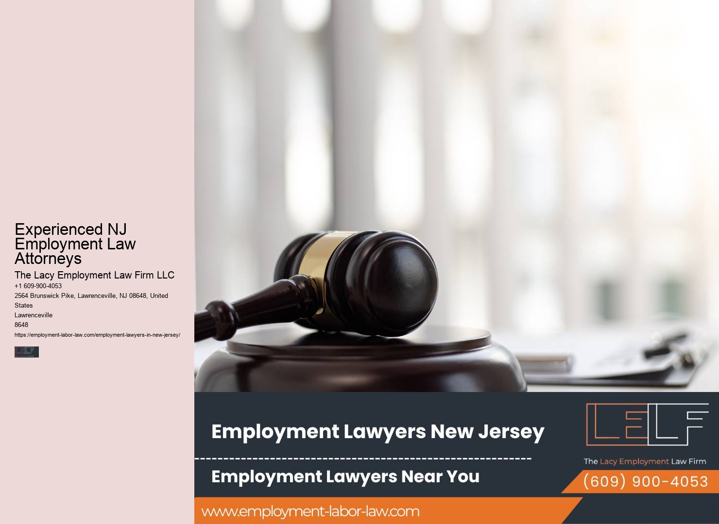 Knowledgeable NJ FMLA lawyers