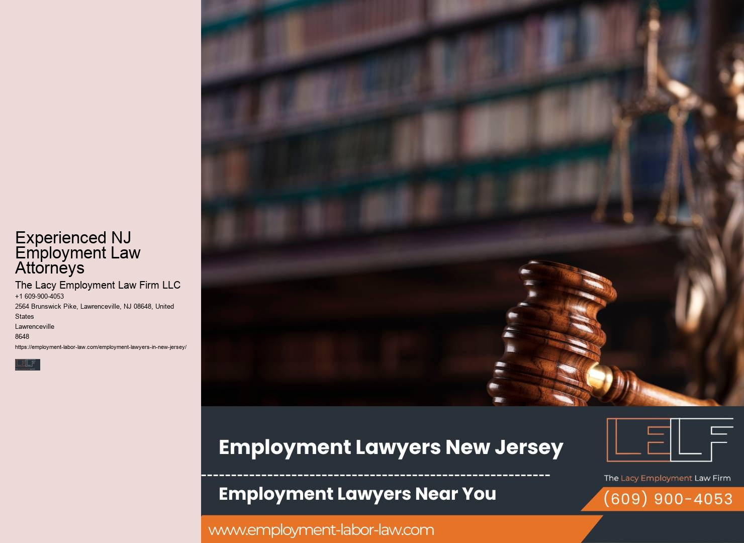 Effective Employment Law Representation in New Jersey