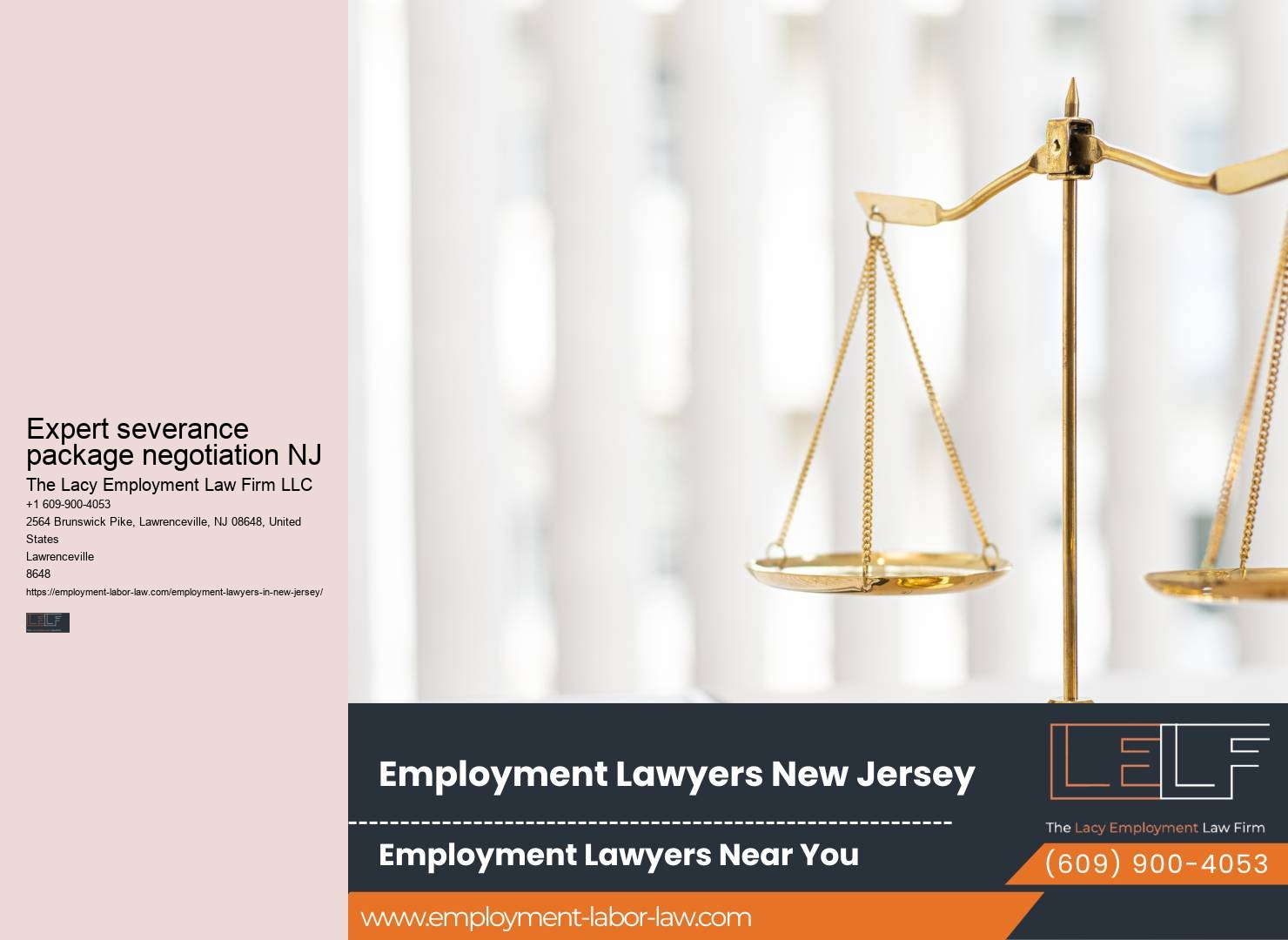 Skilled negotiation for severance packages NJ