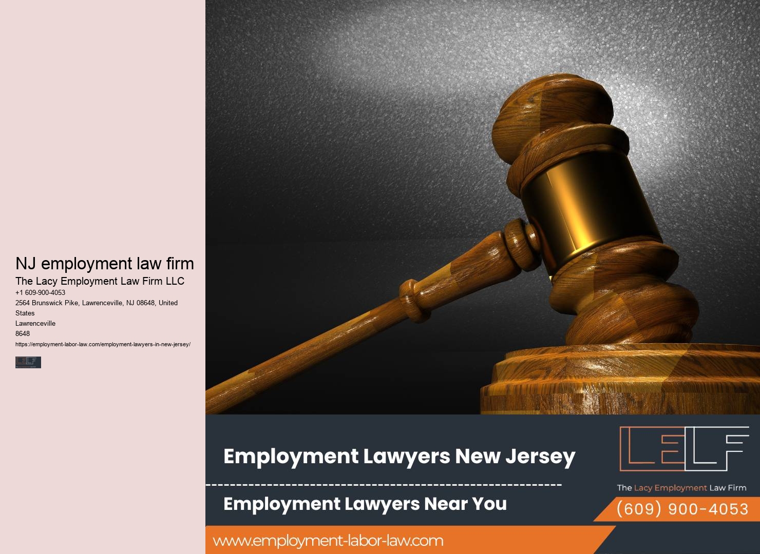 NJ Employment Lawyer