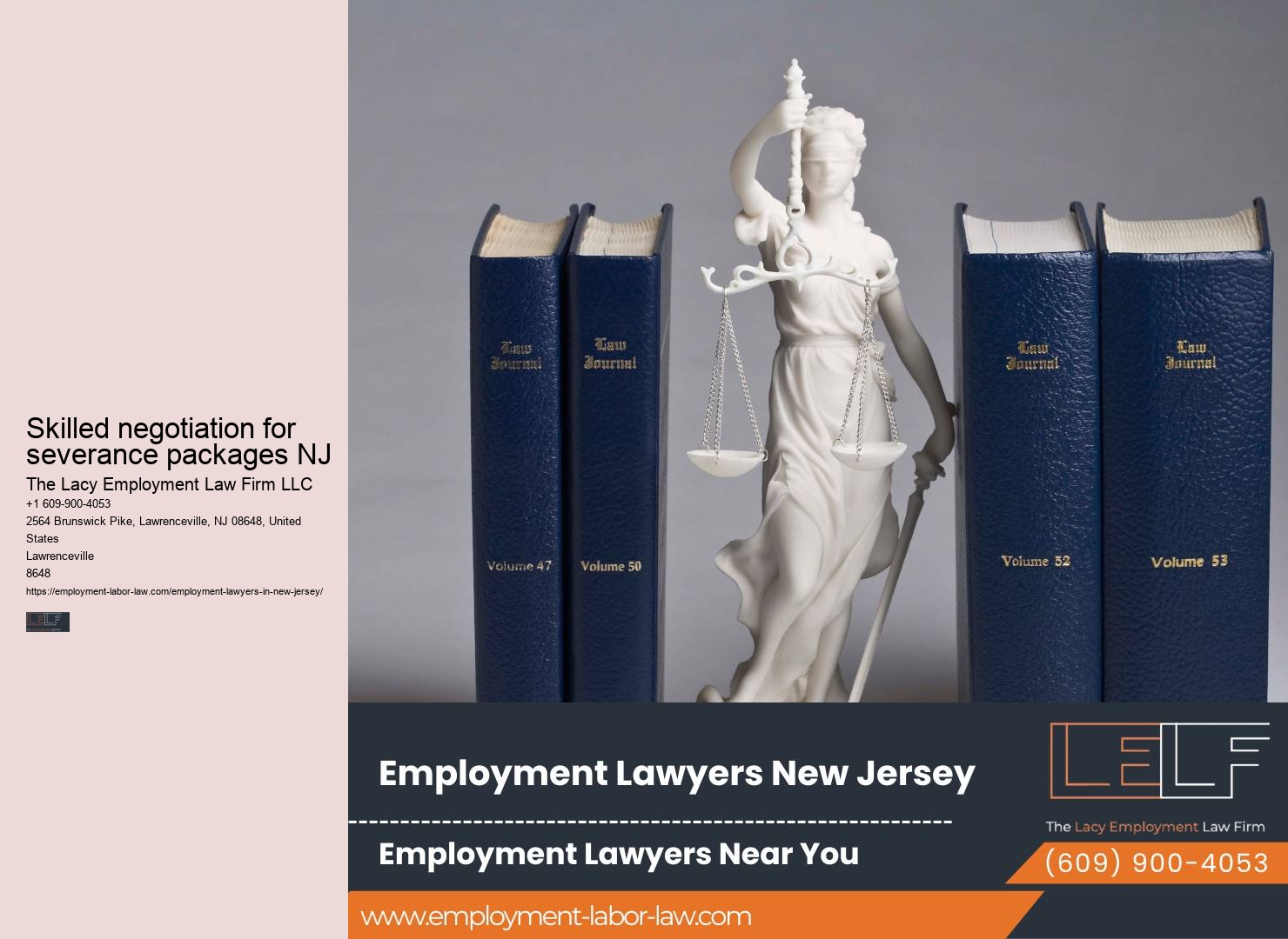 Skilled Employment Law Counsel in NJ