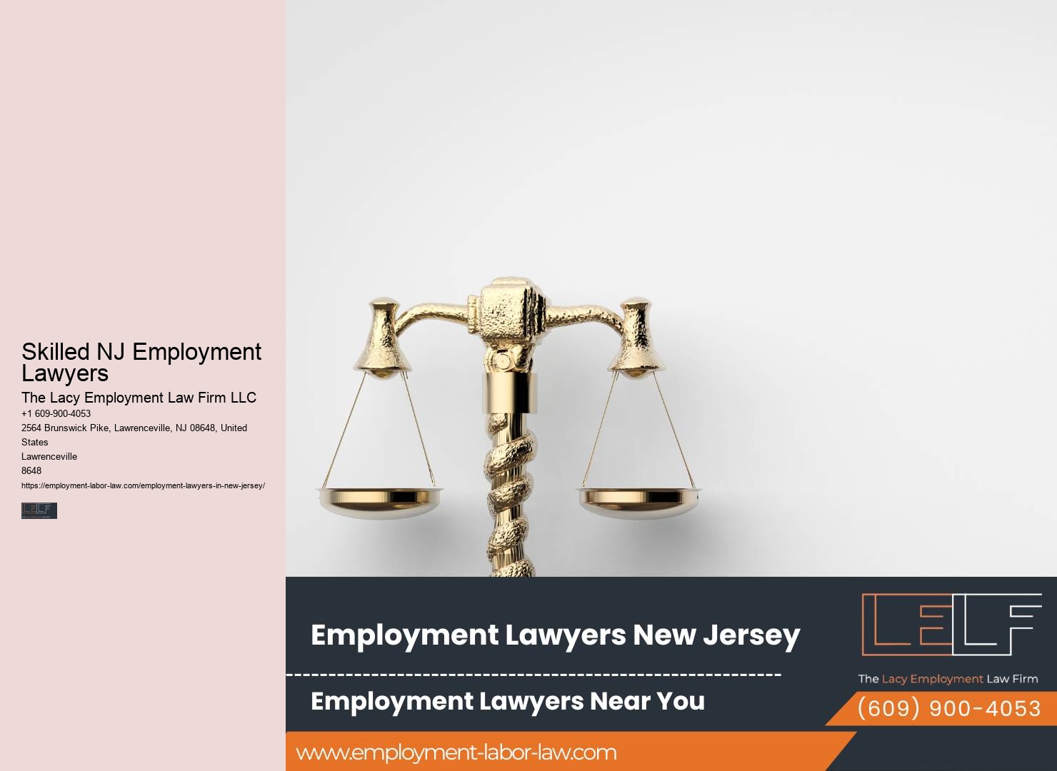 Skilled NJ Employment Lawyers