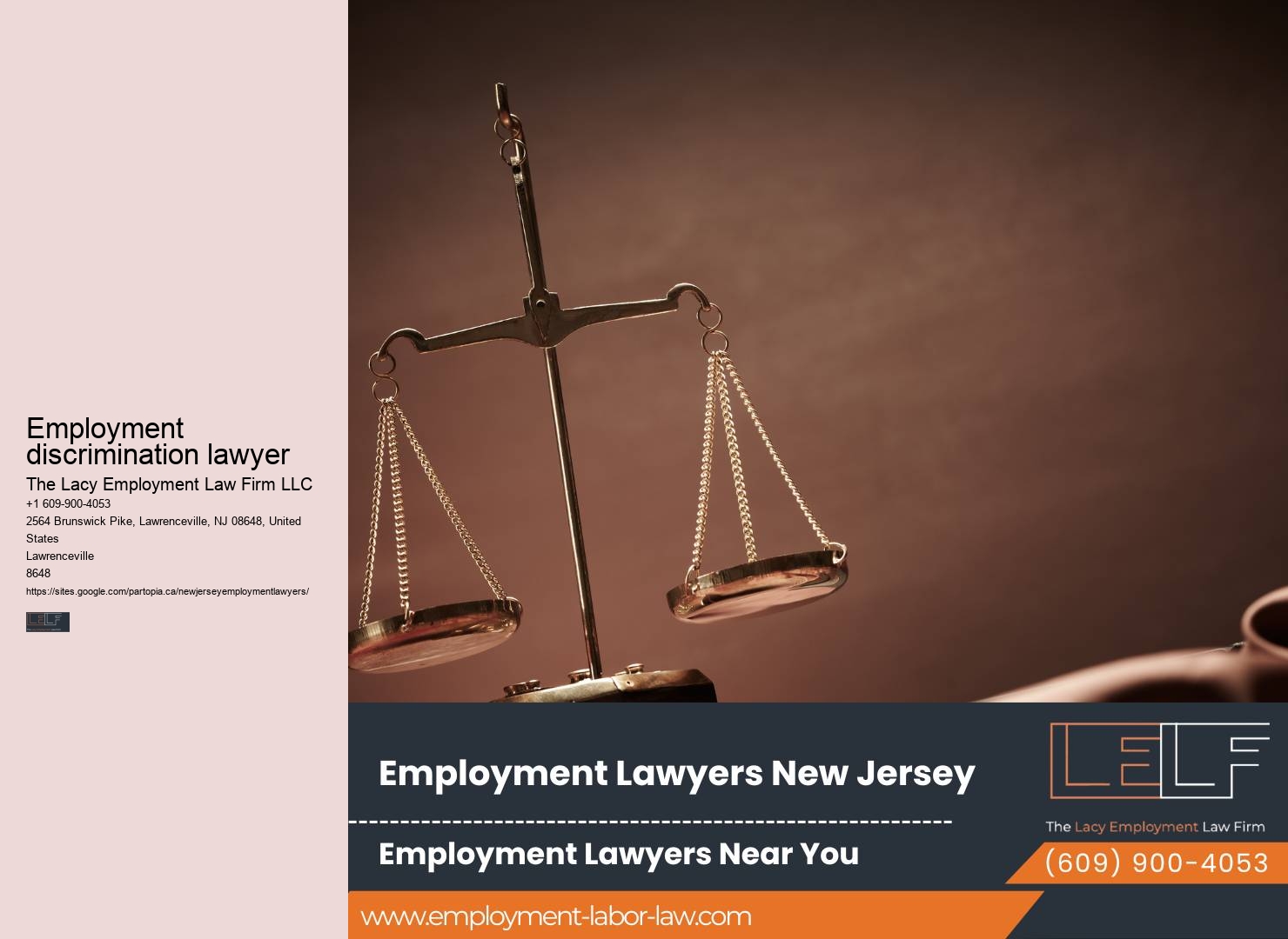 Experienced NJ Employment Law Firm