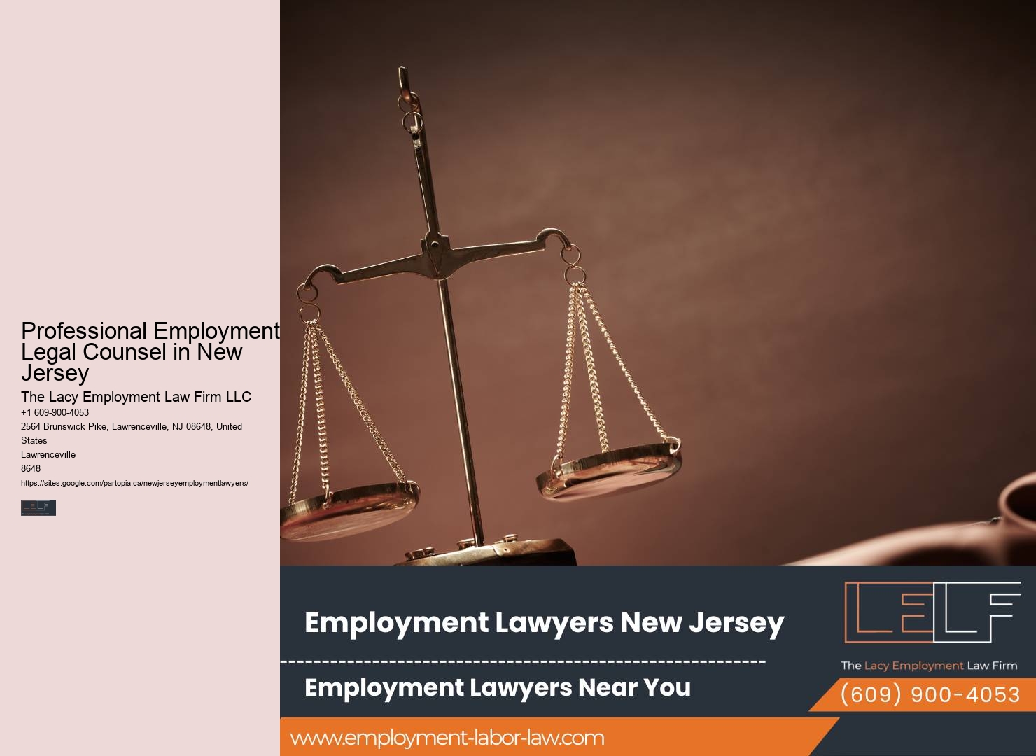 NJ lawyers for wrongful termination claims
