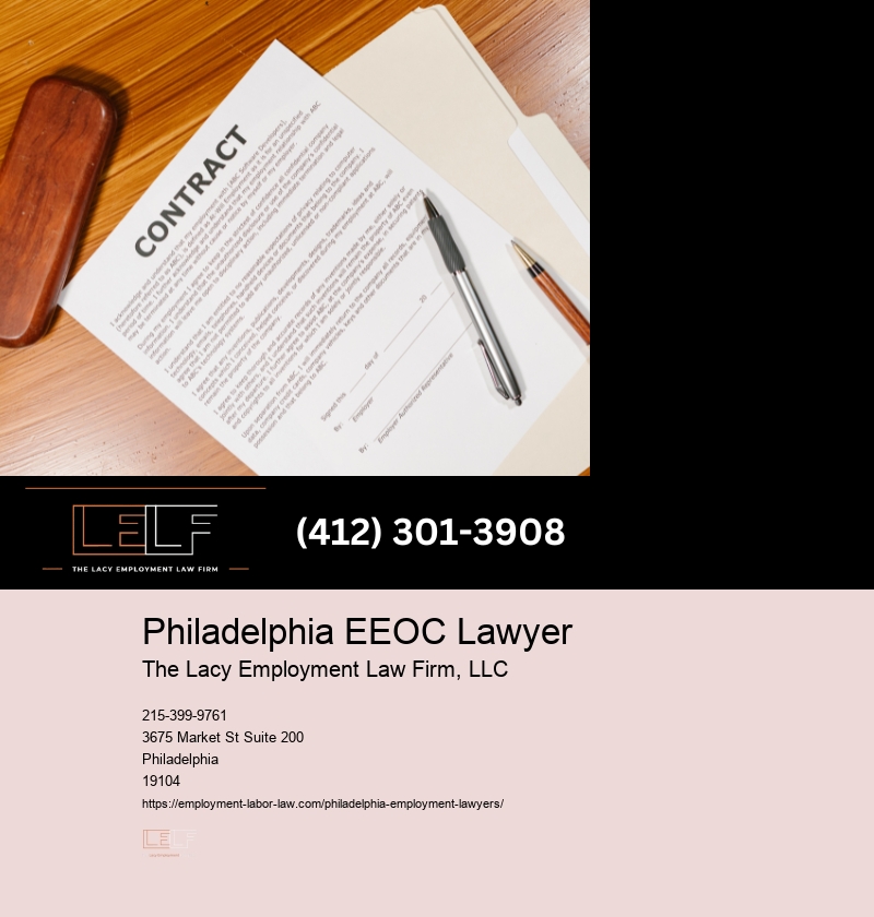 Legal Counsel for Employment Issues Philly