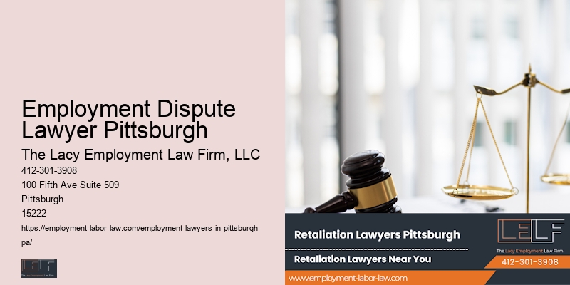Employment Dispute Lawyer Pittsburgh Employment Law Firm Near Me