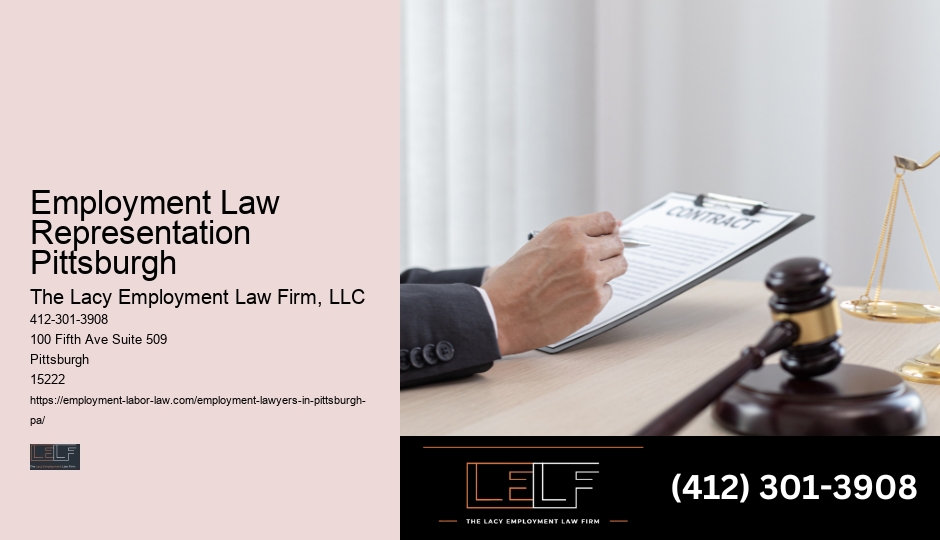 Employment Law Representation Pittsburgh Employee Legal Advice