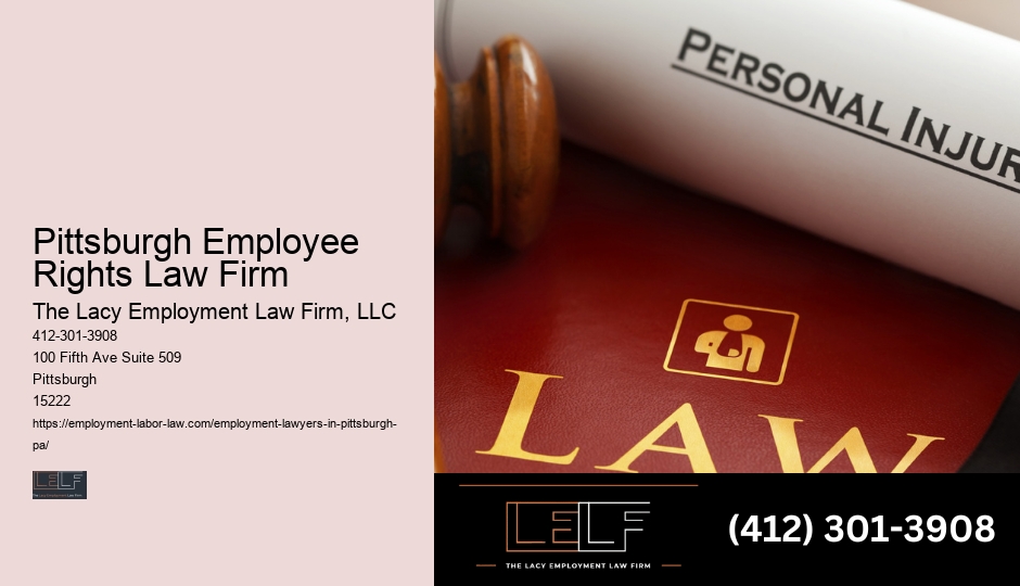 Pittsburgh Employee Rights Law Firm Job Rights Legal Services